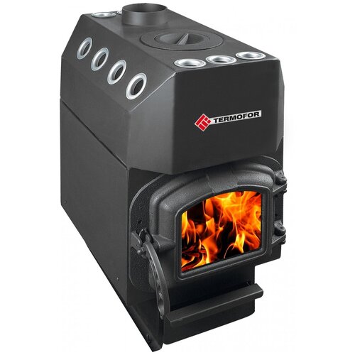 Печь отопительная Термофор Ставр 9 (с чугунным кружком и чугунной дверцей) (150 м.куб.)