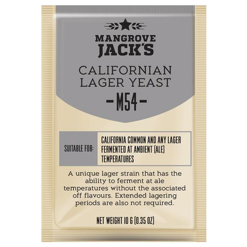 Пивные дрожжи Mangrove Jack's Californian Lager M54, 10 г