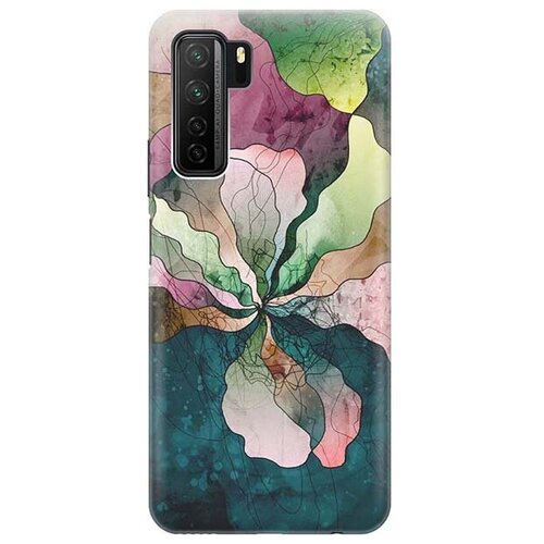 фото Ультратонкий силиконовый чехол-накладка для huawei nova 7 se / honor 30s с принтом "прекрасные цвета" gosso