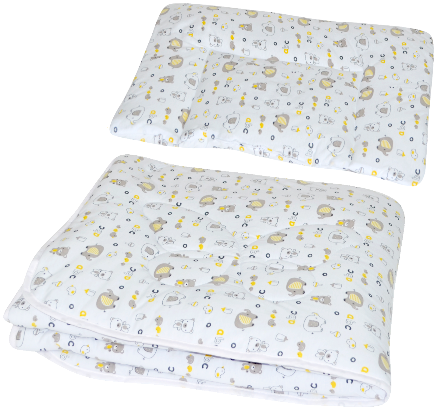Комплект одеяло и подушка Kupu- Kupu Слоник. Мишка