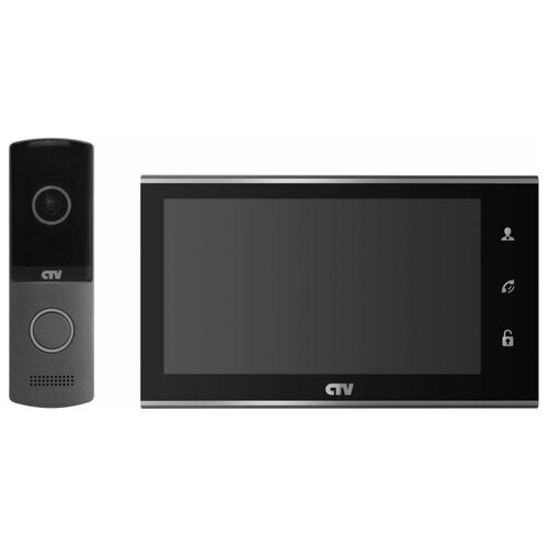 CTV-DP2702MD (черный) комплект видеодомофона комплект видеодомофона ctv dp2702md w белый