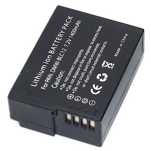 Аккумулятор для фотоаппарата Panasonic BP-DC12, DMW-BLC12, DMW-BLC12PP 7,2V 1200mAh код mb077134 аккумулятор panasonic dmw bch7e