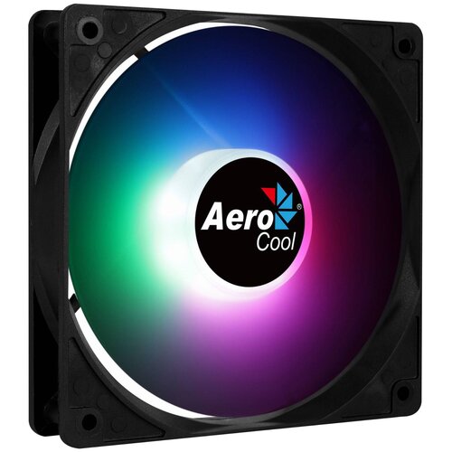 Вентилятор для корпуса AeroCool Frost 12 PWM, черный вентилятор для корпуса aerocool frost 8 черный прозрачный rgb подсветка