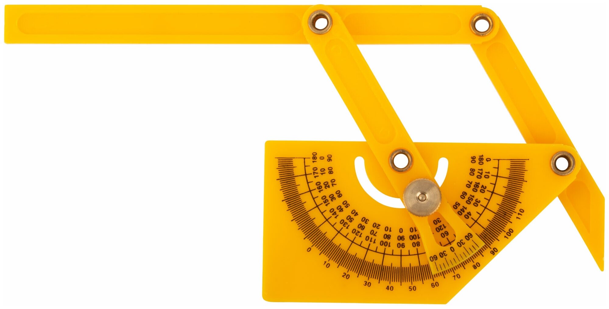 Угломер-квадрант 180гр. пластиковый 90x155мм 19301
