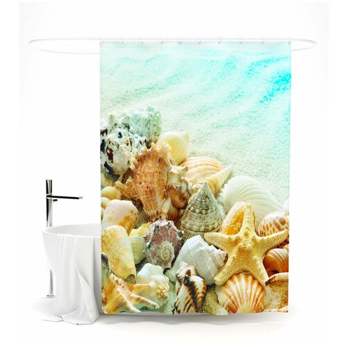 Шторы для ванной Korolevstvo Rakushek