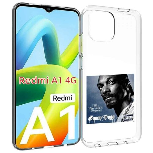 Чехол MyPads Snoop Dogg THA BLUE CARPET TREATMENT для Xiaomi Redmi A1 задняя-панель-накладка-бампер чехол mypads snoop dogg tha last meal для xiaomi redmi 11 prime 4g задняя панель накладка бампер