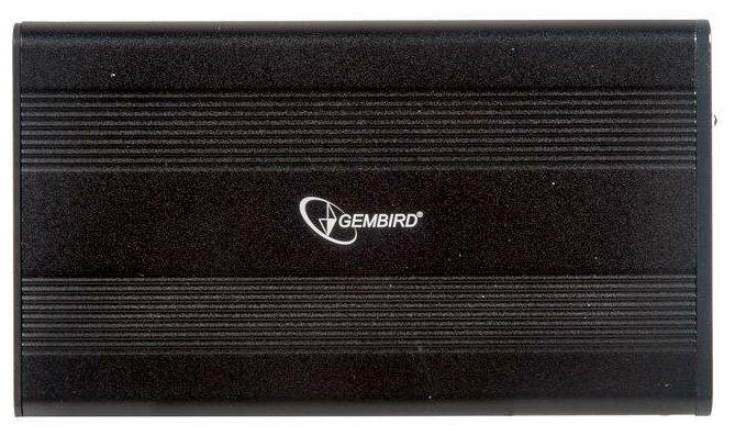 Внешний корпус 2.5" Gembird EE2-U3S-5, черный, USB 3.0, SATA, металл