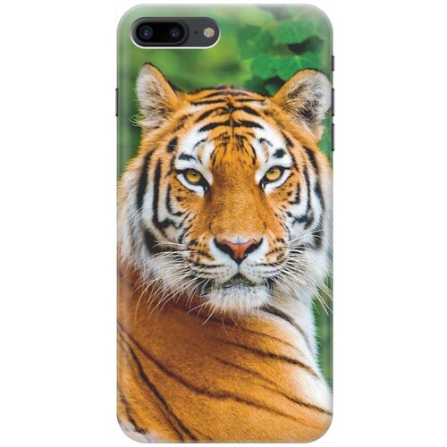 фото Re:paчехол - накладка artcolor для apple iphone 8 plus / 7 plus с принтом "портрет тигра"