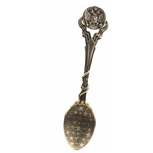 Ложка бронза россия коллекционная сувенирная (ВхШхД 13см./3см./1см.)