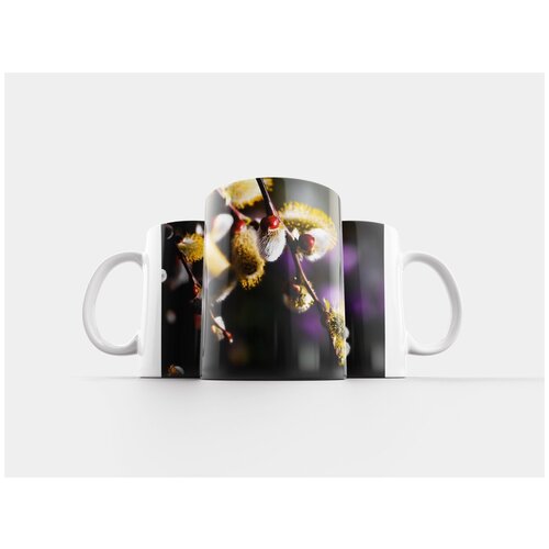 фото Кружка "ива, расцветает, весна" 320 мл lotsprints