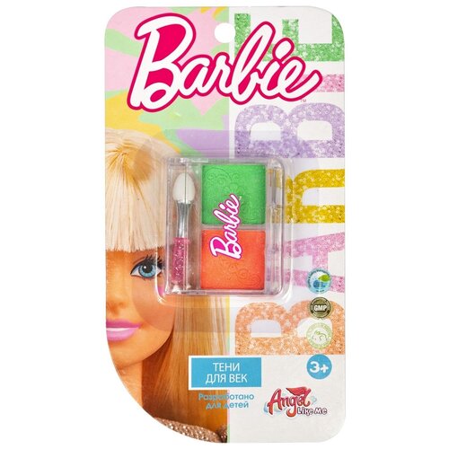 Набор косметики для девочек Barbie Набор теней Тон теплый Barbie02-01