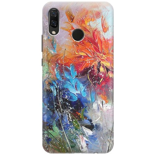 фото Re:pa накладка transparent для huawei nova 3 с принтом "весенний взрыв"