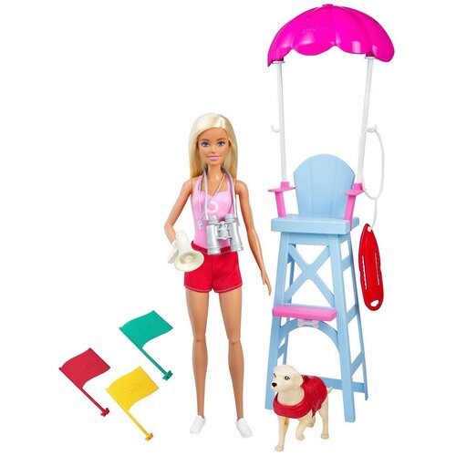 фото Набор игровой barbie кем быть? профессии пляжный спасатель с аксессуарами gtx69