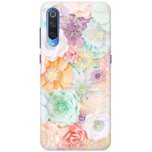 фото Ультратонкий силиконовый чехол-накладка для xiaomi mi 9 с принтом "цветочное многообразие" gosso