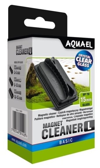 Стеклоочиститель магнитный AQUAEL MAGNET CLEANER L,тонущий, (S = 10 - 15 мм) - фотография № 7