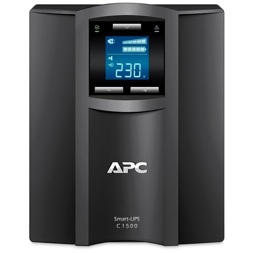 Интерактивный ИБП APC by Schneider Electric Smart-UPS SMC1500I черный 900 Вт интерактивный ибп apc by schneider electric smart ups smx3000rmhv2unc черный 2700 вт