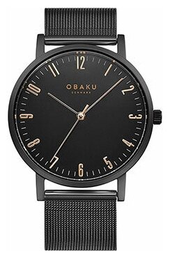 Наручные часы OBAKU V248GXBBMB, черный