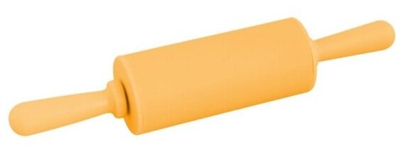 Скалка силиконовая с пластиковой ручкой Мультидом H80-94, 22 см/9,5см