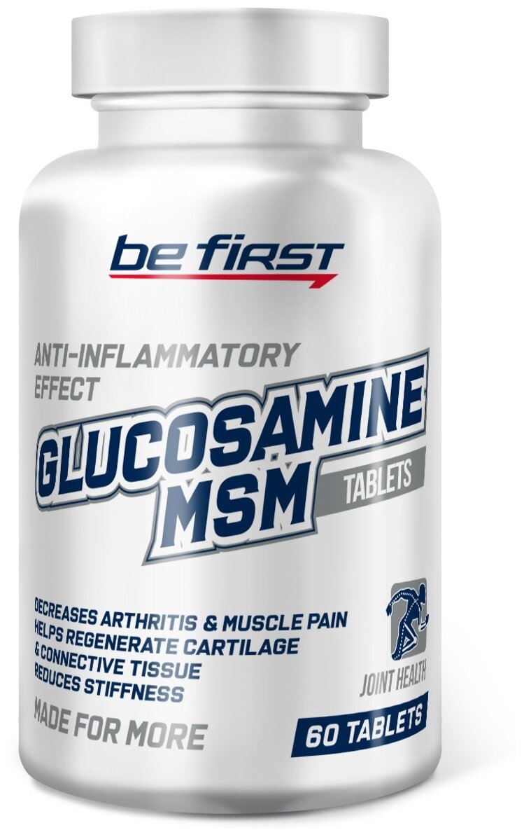 Препарат для укрепления связок и суставов Be First Glucosamine MSM