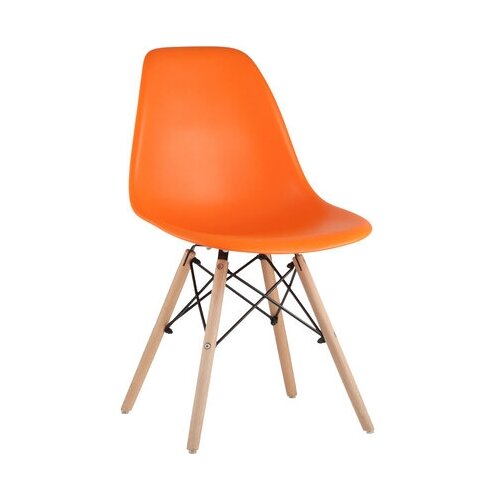 фото Стул dsw оранжевый x4 eames