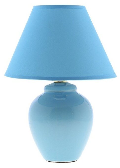 Лампа настольная "Азалия", 220V, синяя 648552