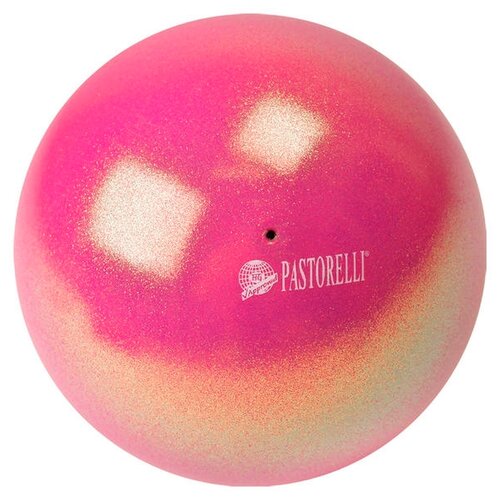 фото Мяч гимнастический pastorelli generation glitter 18 см fig цвет белый голографический hv pastorelli .