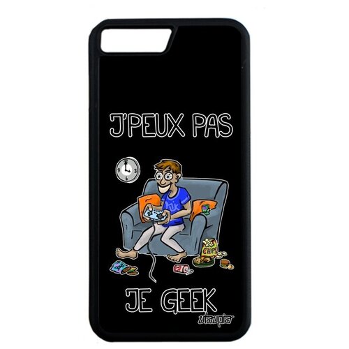 фото Модный чехол на смартфон // apple iphone 7 plus // "не могу - играю!" комикс игра, utaupia, черный