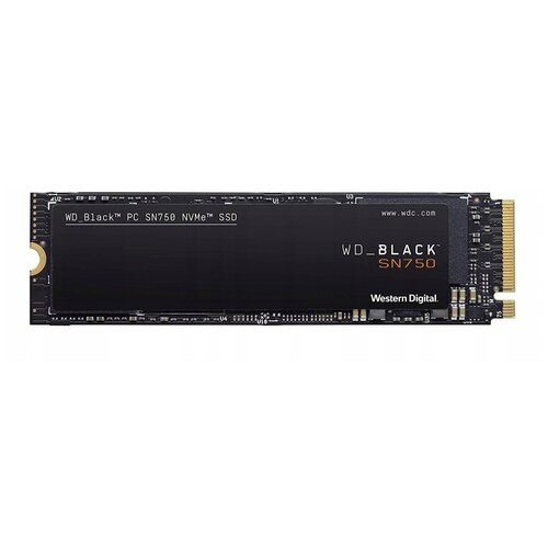 Твердотельный накопитель Western Digital WD Black SN750 4 ТБ M.2 WDS400T3X0C накопитель ssd m 2 2280 western digital wds250g1b0e wd black sn750 se nvme 250gb pcie gen4 3200 1000mb s iops 190 240k