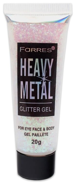 Farres Глиттер-гель для лица и тела Heavy Metal Glitter Gel