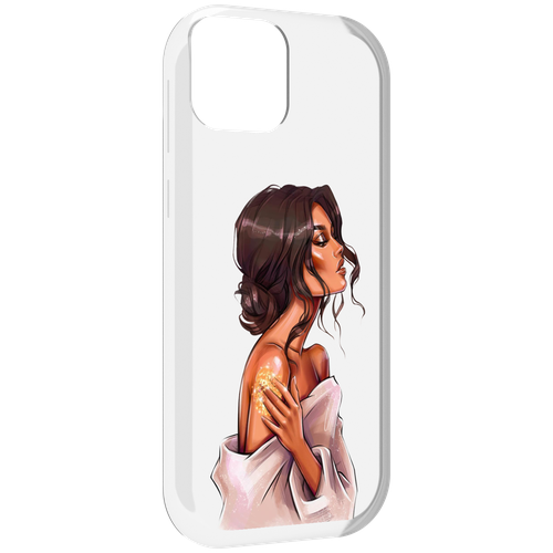 Чехол MyPads Девушка-нежная женский для UleFone Note 6 / Note 6T / Note 6P задняя-панель-накладка-бампер