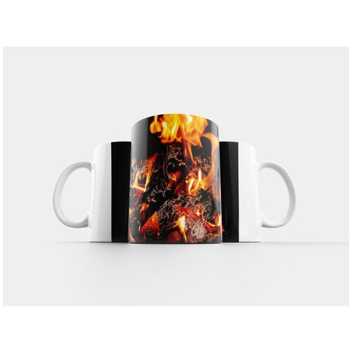 фото Кружка "вспылить, тепло, камин" 320 мл lotsprints