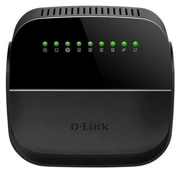 Маршрутизатор беспроводной D-Link DSL-2640U/R1A черный