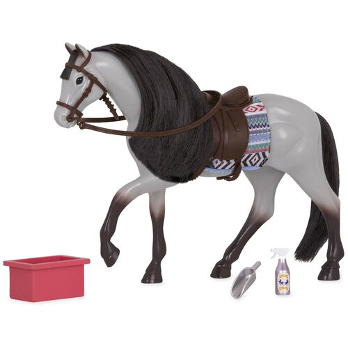 Лошадь породы «Роанская голубая» с аксессуарами L38014