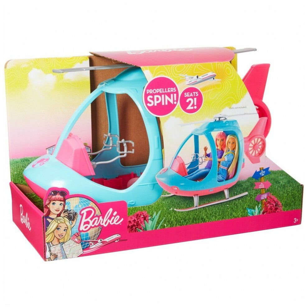 Вертолет Barbie Путешествия 21 см - фото №3