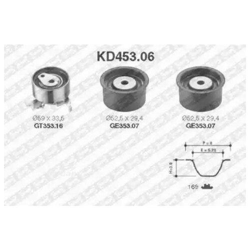 фото Ntn-snr kd45306 ремкомплект грм, ремень ролики ntn snr