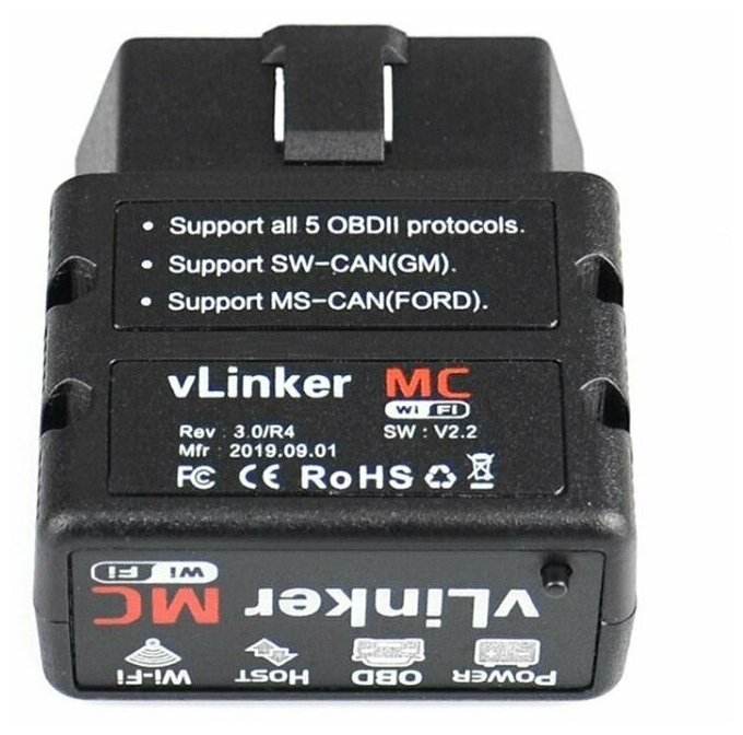 VLinker MC (Wi-Fi) / Vgate / iOS Android Windows (Оригинал)