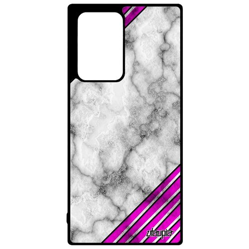 фото Противоударный чехол на смартфон // samsung galaxy note 20 ultra // "уголок" рамка треугольник, utaupia, светло-серый