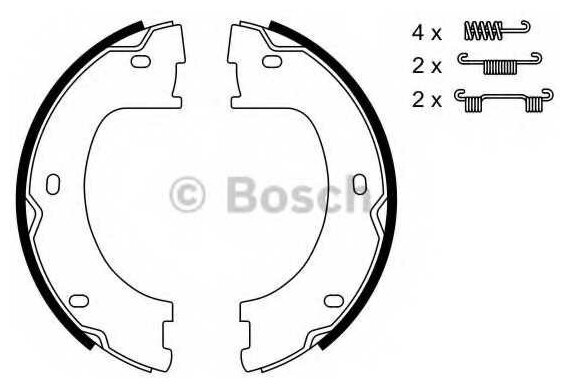 Тормозные колодки Bosch - фото №1