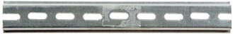 Дин-рейка 25см оцинкованная сталь h7.5mm IEK YDN10-0025, YDN10-0025