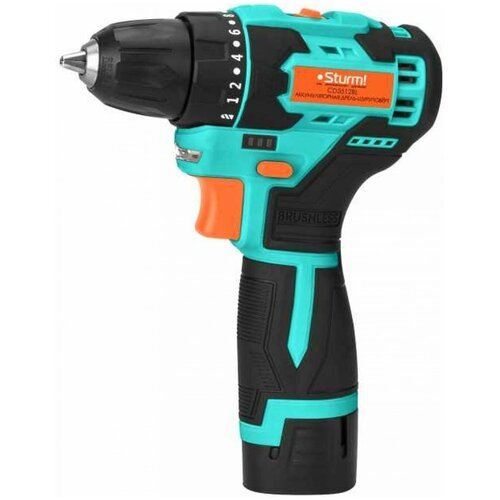 Аккумуляторный шуруповерт Sturm CD3512BL 585000₽