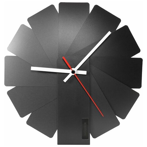 Часы настенные Transformer Clock. Black  & Black