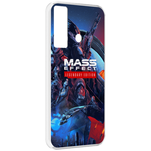 Чехол MyPads Mass Effect Legendary Edition для Tecno Camon 17 задняя-панель-накладка-бампер чехол mypads mass effect legendary edition для tecno pova 4 задняя панель накладка бампер