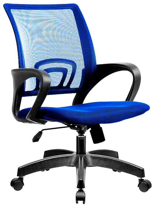 Компьютерное кресло SU-CS-9/подл.106/осн.001 синий/синий - фотография № 1