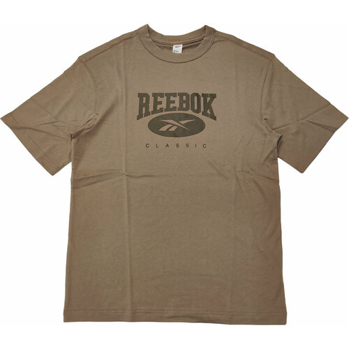Футболка Reebok Archive Essentials Big Logo Tee, размер M, зеленый