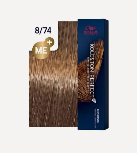 Изображение товара WELLA Koleston Perfect ME+ Крем-краска стойкая оттенок 8/74