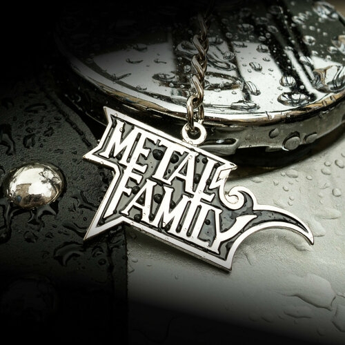 фото Брелок metal family, серебряный