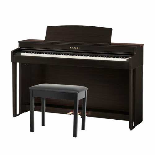 KAWAI CN301 B цифровое пианино, банкетка, механика Responsive Hammer III, 88 клавиш, цвет черный цифровое пианино kawai cn301 b
