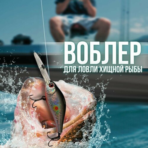 фото Воблер для ловли хищный b-switcher silent тихий заглубление 3.0-4.0м 2002 columbia fishing company