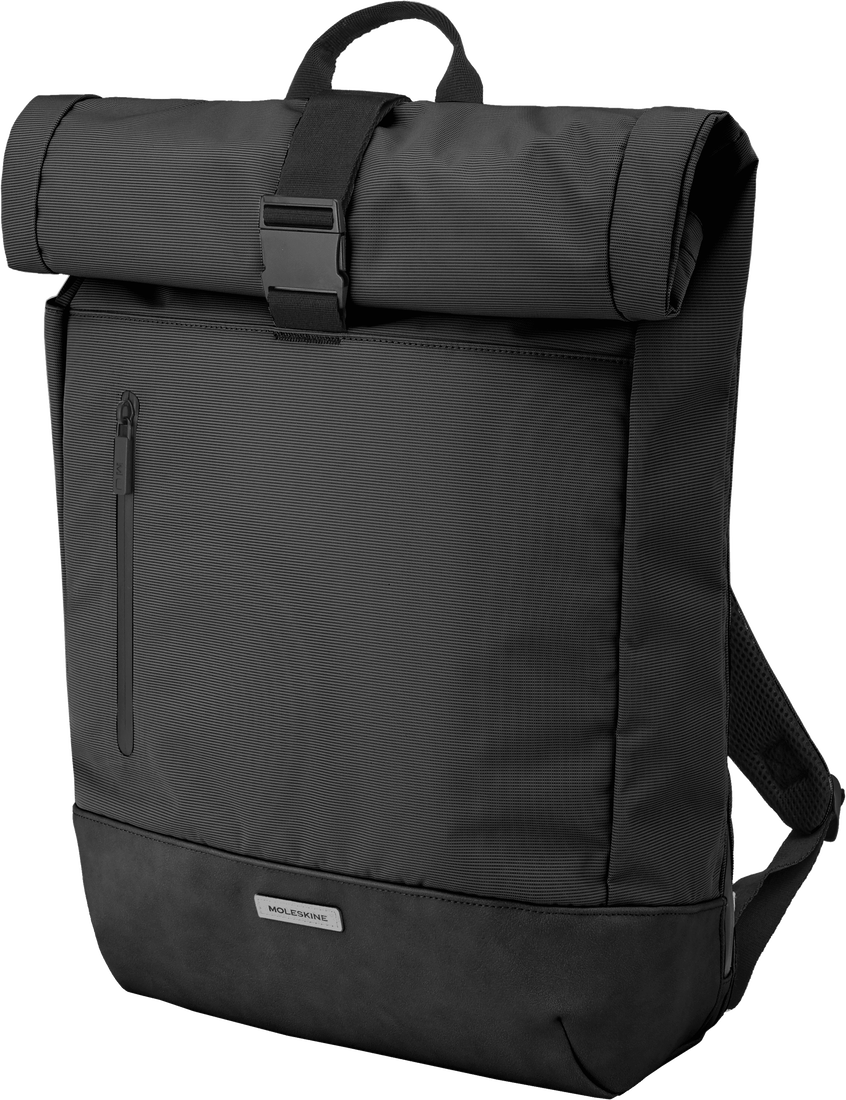 Рюкзак Moleskine Rolltop Backpack Metro Collection, Black