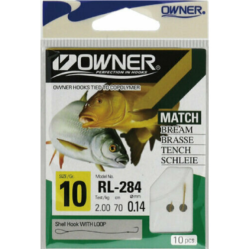 фото Крючок с поводком owner s-284 16-0.09